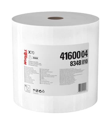 WypAll® X70 White Wipers