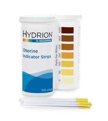 Hydrion® Chlorine Indicator Strips