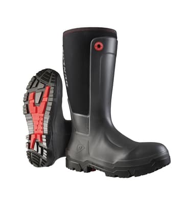 Dunlop® Snugboot WorkPro Full Safety Boots, Composite Toe, 16", Purotex®, Black, Insulated, 1 Pair