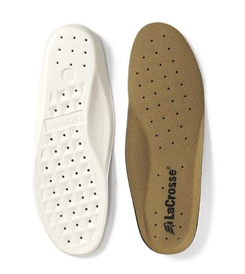LaCrosse Air Cushion Insoles, White, 1 Pair