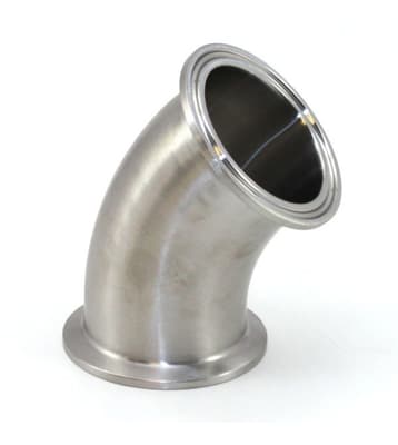 45° Tri-Clamp End Elbows