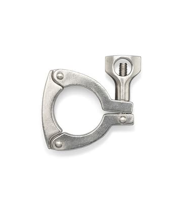 VNE Heavy Duty 3-Segment Tri-Clamp with Wing Nut