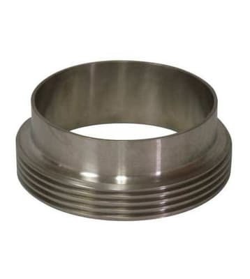 VNE Bevel Seat Threaded Long Weld Ferrule