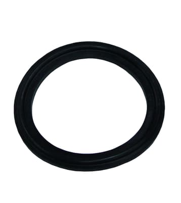 Standard Tri-Clamp Sanitary Gasket, Black Buna, Non-Detectable, 25/Box