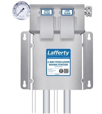 Lafferty® Two-Way Push Lever Mixing Station
