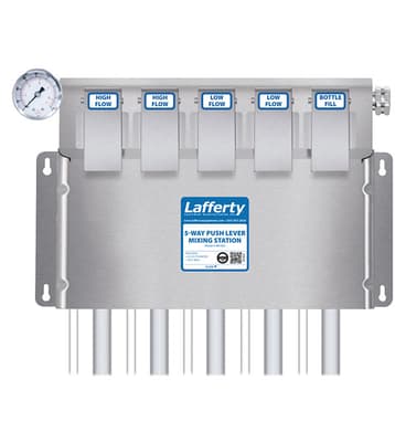 Lafferty® Five-Way Push Lever Mixing Station