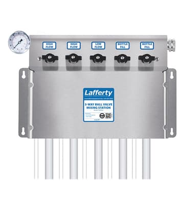 Lafferty® Five-Way Ball Valve Mixing Station