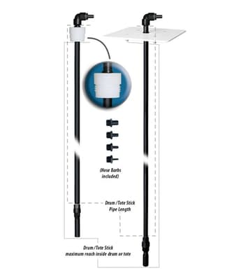 54" Tote Stick Assembly