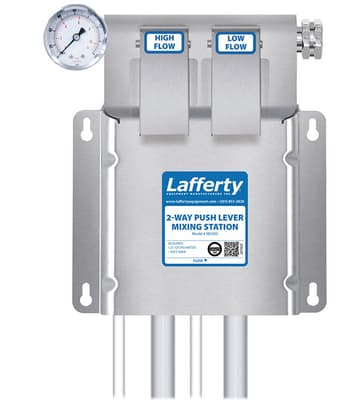 Lafferty® Two-Way Push Lever Mixing Station