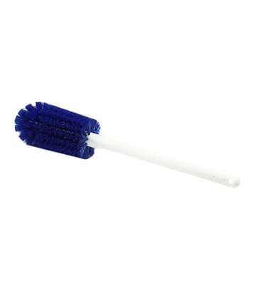 Quart Bottle Brush, Color-Coded, 3.25" Dia x 16" OAL, Soft Polyester Bristles, Plastic Block, 1 Each