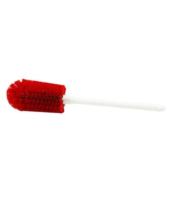 Quart Bottle Brush, Color-Coded, 3.25" Dia x 16" OAL, Soft Polyester Bristles, Plastic Block, 1 Each