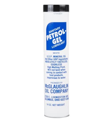 Petrol-Gel® Lubricant, NSF H-1 Rated for Incidental Food Contact, FDA Approved, 14-oz Cartridge, 10/Case