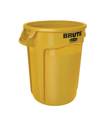 Rubbermaid® Round Brute® Vented Container, Color-Coded, 1 Each