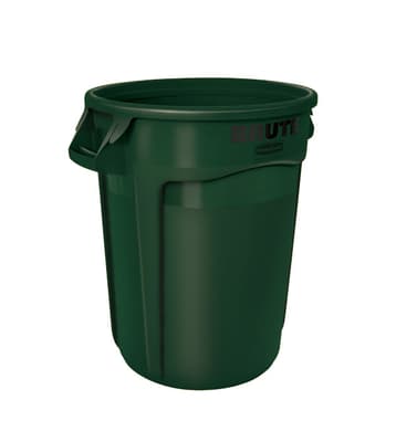Rubbermaid® Round Brute® Vented Container, Color-Coded, 1 Each