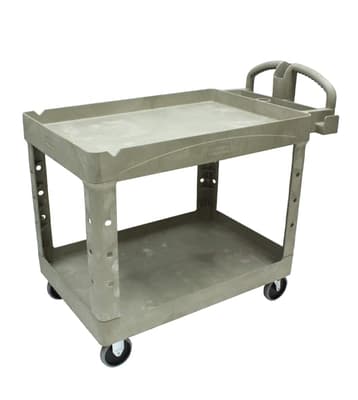 Rubbermaid® Heavy-Duty Ergo Handle Medium Utility Cart