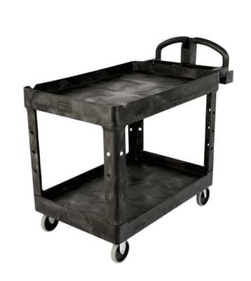 Rubbermaid® Heavy-Duty Ergo Handle Medium Utility Cart