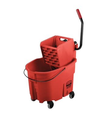 Rubbermaid® WaveBrake® Mop Bucket & Wringer Combo, Color-Coded, 1 Each