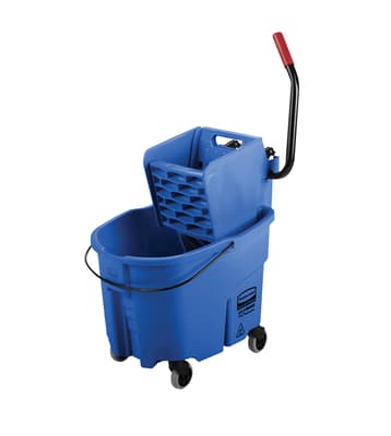 Rubbermaid® WaveBrake® Mop Bucket & Wringer Combo, Color-Coded, 1 Each