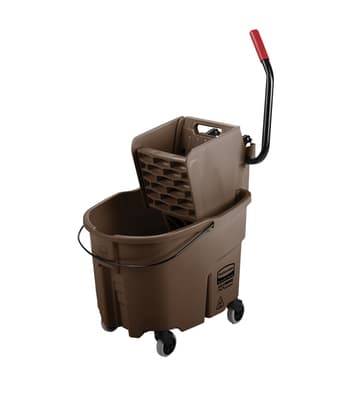 Rubbermaid® WaveBrake® Mop Bucket & Wringer Combo, Color-Coded, 1 Each