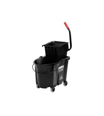 Rubbermaid® WaveBrake® Mop Bucket & Wringer Combo, Color-Coded, 1 Each