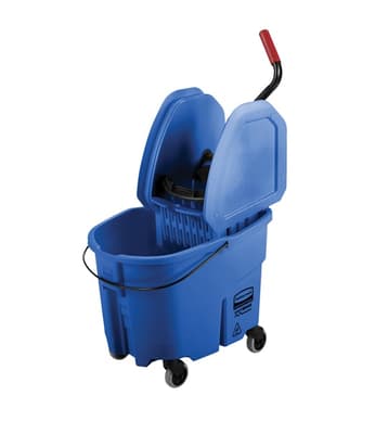 Rubbermaid® WaveBrake® Mop Bucket & Wringer Combo, Color-Coded, 1 Each