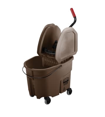 Rubbermaid® WaveBrake® Mop Bucket & Wringer Combo, Color-Coded, 1 Each