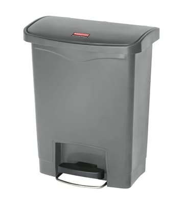 Rubbermaid® Streamline® Step-On Container with Lid, Color-Coded, 1 Each