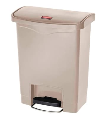 Rubbermaid® Streamline® Step-On Container with Lid, Color-Coded, 1 Each