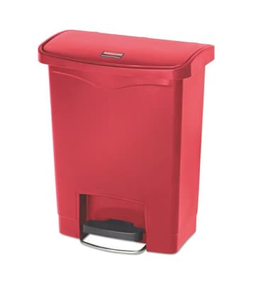 Rubbermaid® Streamline® Step-On Container with Lid, Color-Coded, 1 Each