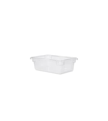 Rubbermaid® 3309 Food Storage Box, 3.5-Gallon Capacity, Clear, 18"L x 12"W x 6"H