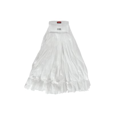 Rubbermaid® #24 Disposable Wet Mop, White, 5" Band