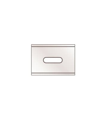 Martor Industrial Stainless Steel Blade with Square Ends