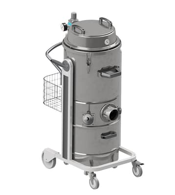 Delfin® Airex 45 (14V) Industrial Vacuum, 12-Gal Capacity, 14V, ATEX Certified