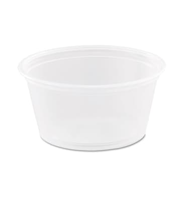 Dart® Polypropylene Portion Cups, Translucent, 2500/Case
