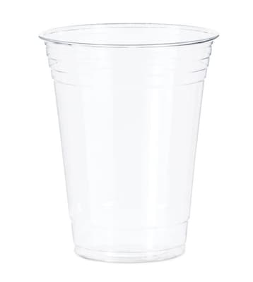 Dart® Plastic Cold Cups, Clear, 16-oz, 1000/Case