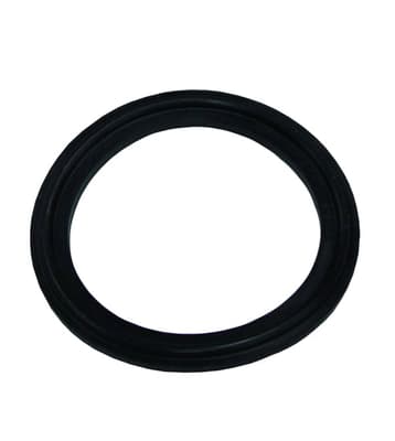 Standard Tri-Clamp Sanitary Gasket, Black Buna, Non-Detectable, 25/Box