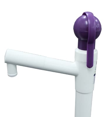 Ezi-action® Manual Drum Pump, Color-Coded, Plastic, FDA Approved, 1 Each
