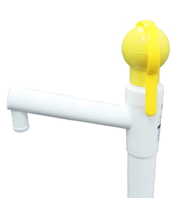 Ezi-action® Manual Drum Pump, Color-Coded, Plastic, FDA Approved, 1 Each