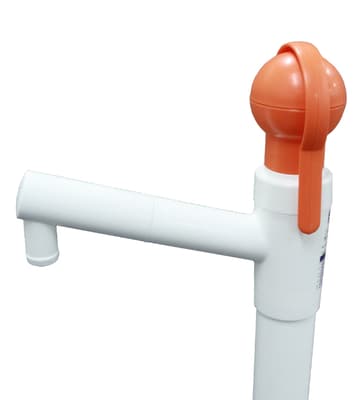 Ezi-action® Manual Drum Pump, Color-Coded, Plastic, FDA Approved, 1 Each