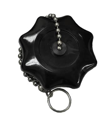 Plastic Female Nut Cap With Chain, Color-Coded, 1 Each
