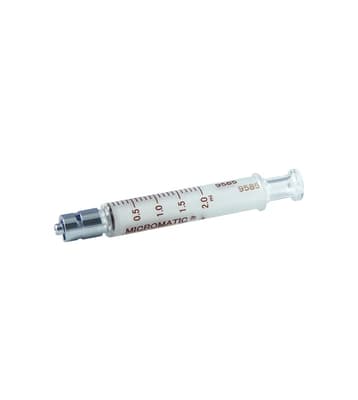 Replacement Syringe for Micromatic Pipetting Assembly with Luer-Lock Fitting