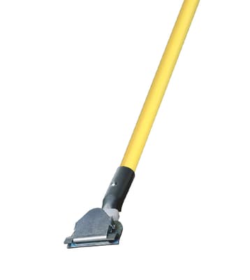 Clip-On Dust Mop Handle, Fiberglass, 60"L, Color-Coded, 1 Each