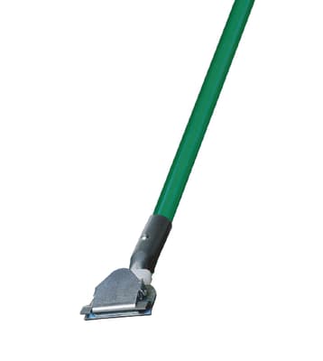 Clip-On Dust Mop Handle, Fiberglass, 60"L, Color-Coded, 1 Each