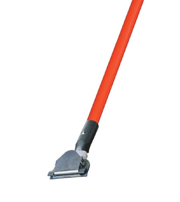 Clip-On Dust Mop Handle, Fiberglass, 60"L, Color-Coded, 1 Each