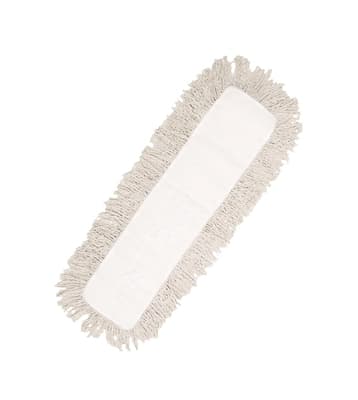 Launderable Cotton Dust Mop Head, Color-Coded, Quick Change, 1 Each