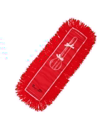 Launderable Cotton Dust Mop Head, Color-Coded, Quick Change, 1 Each