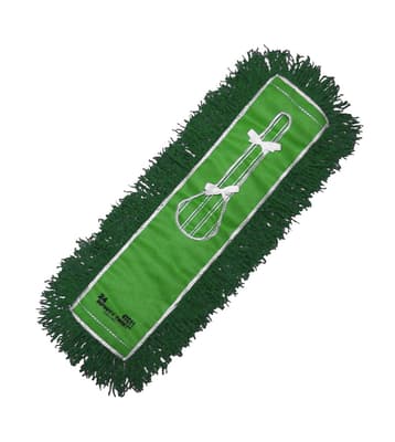 Launderable Cotton Dust Mop Head, Color-Coded, Quick Change, 1 Each