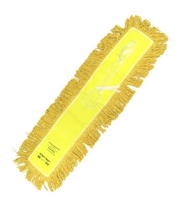 Launderable Cotton Dust Mop Head, Color-Coded, Quick Change, 1 Each