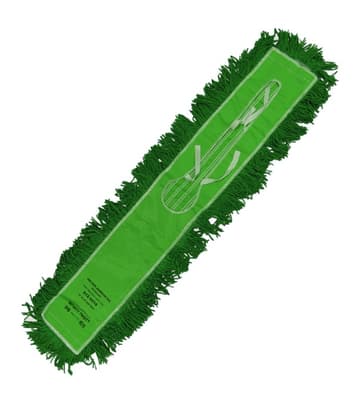 Launderable Cotton Dust Mop Head, Color-Coded, Quick Change, 1 Each