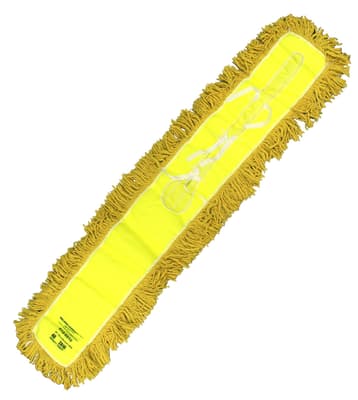 Launderable Cotton Dust Mop Head, Color-Coded, Quick Change, 1 Each